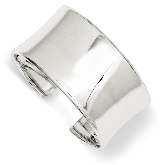 Sterling Silver 30 mm Cuff Bangle Bracelet Sterling Silver 30 mm Cuff Bangle Bracelet